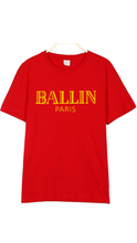 Load image into Gallery viewer, UNISEX FASHION LETTER PRINTED ROUND NECK T-SHIRT