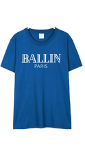 Load image into Gallery viewer, UNISEX FASHION LETTER PRINTED ROUND NECK T-SHIRT