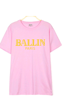 Load image into Gallery viewer, UNISEX FASHION LETTER PRINTED ROUND NECK T-SHIRT