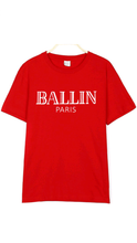 Load image into Gallery viewer, UNISEX FASHION LETTER PRINTED ROUND NECK T-SHIRT