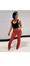 Load image into Gallery viewer, WOMENS FASHION CREASE PLAID PANTS