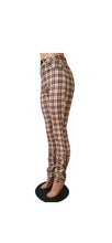 Load image into Gallery viewer, WOMENS FASHION CREASE PLAID PANTS