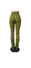 Load image into Gallery viewer, WOMENS FASHION CREASE PLAID PANTS