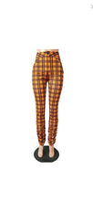 Load image into Gallery viewer, WOMENS FASHION CREASE PLAID PANTS