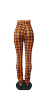 Load image into Gallery viewer, WOMENS FASHION CREASE PLAID PANTS