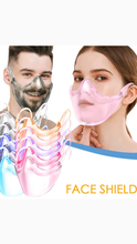 Load image into Gallery viewer, Transparent protective face shield mask
