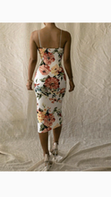 Load image into Gallery viewer, FLOWER BOMB BODYCON SLIP ON DRESS
