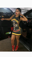 Load image into Gallery viewer, CARTOON PRINT SLEEVELESS BODYCON DRESS

