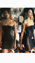 Load image into Gallery viewer, SEXY LACE-UP BODYCON TUBE DRESS
