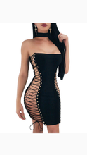 Load image into Gallery viewer, SEXY LACE-UP BODYCON TUBE DRESS
