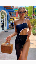 Load image into Gallery viewer, OFF SHOULDER HOLLOW OUT 2-PIECE SWIMSUIT SET
