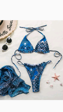 Load image into Gallery viewer, LEOPARD PRINTED HALTER NECK 3-PIECE SET
