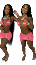 Load image into Gallery viewer, SEXY SOLID COLOR 3-PIECE BIKINI SET
