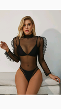 Load image into Gallery viewer, SEXY SEE THROUGH MESH BIKINI 3-PIECE SET
