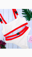 Load image into Gallery viewer, SEXY BUCKLE BIKINI SWIMSUIT 2-PIECE SET
