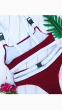 Load image into Gallery viewer, SEXY BUCKLE BIKINI SWIMSUIT 2-PIECE SET
