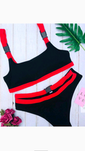 Load image into Gallery viewer, SEXY BUCKLE BIKINI SWIMSUIT 2-PIECE SET

