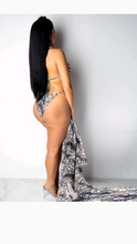 Load image into Gallery viewer, SEXY V-NECK LEOPARD PRINT 3-PIECE BIKINI SET WITH MATCHING COVER UP

