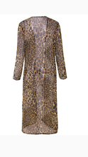 Load image into Gallery viewer, SEXY V-NECK LEOPARD PRINT 3-PIECE BIKINI SET WITH MATCHING COVER UP
