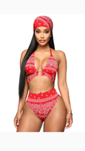 Load image into Gallery viewer, SEXY COVER-UP HEADBAND 4-PIECE BIKINI SET
