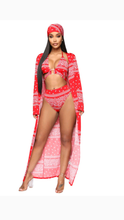 Load image into Gallery viewer, SEXY COVER-UP HEADBAND 4-PIECE BIKINI SET
