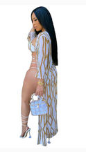 Load image into Gallery viewer, GRAPHIC PRINT BANDAGE SWIMWEAR 2-PIECE SET
