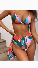 Load image into Gallery viewer, SEXY MULTI-COLOR 3-PIECE SWIMSUIT SET
