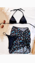 Load image into Gallery viewer, HALTER NECK BIKINI 3-PIECE SWIMSUIT SET
