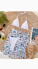 Load image into Gallery viewer, HALTER NECK BIKINI 3-PIECE SWIMSUIT SET
