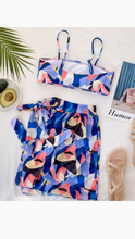 Load image into Gallery viewer, FLORAL PRINT 3-PIECE BIKINI SET

