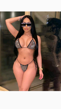 Load image into Gallery viewer, SEXY RHINESTONE DECORATED BIKINI MESH 3-PIECE SET
