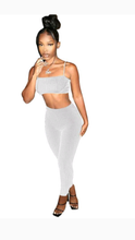 Load image into Gallery viewer, STRIPE PRINT CAMISOL AND PANTS SET
