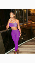 Load image into Gallery viewer, STRIPE PRINT CAMISOL AND PANTS SET
