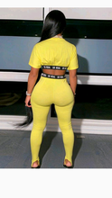 Load image into Gallery viewer, MOCK NECK CROP TOP WITH PANTS 2-PIECE SET
