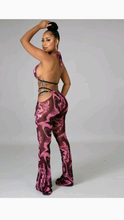 Load image into Gallery viewer, GRAPHIC PRINT CAMIS PANTIES AND PANTS 3-PIECE SET
