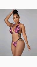 Load image into Gallery viewer, GRAPHIC PRINT CAMIS PANTIES AND PANTS 3-PIECE SET

