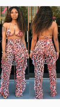 Load image into Gallery viewer, TIE-DYE TUBE TOP AND RUFFLE PANTS 2-PIECE SET WITH UNDERPANTS
