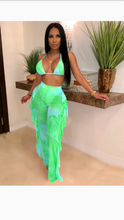Load image into Gallery viewer, TIE-DYE TUBE TOP AND RUFFLE PANTS 2-PIECE SET WITH UNDERPANTS
