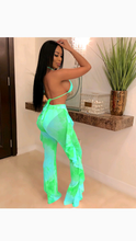 Load image into Gallery viewer, TIE-DYE TUBE TOP AND RUFFLE PANTS 2-PIECE SET WITH UNDERPANTS
