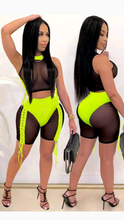 Load image into Gallery viewer, SEXY SEE-THROUGH TOP AND SHORTS 2-PIECE SET
