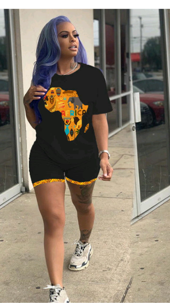 GRAPHIC LETTER PRINT TEE AND SHORTS 2-PIECE SET