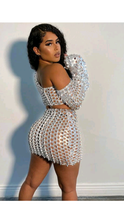 Load image into Gallery viewer, OBLIQUE OFF SHOULDER HOLLOW OUT TOP AND SKIRT 2-PIECE SET
