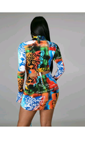 Load image into Gallery viewer, MULTI-COLOR GRAPHIC PRINT 4-PIECE SET
