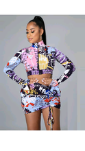 Load image into Gallery viewer, MULTI-COLOR GRAPHIC PRINT 4-PIECE SET
