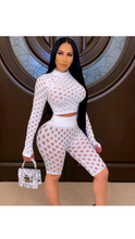 Load image into Gallery viewer, CUT OUT TOP LONG SLEEVE AND SHORTS 2-PIECE SET
