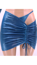 Load image into Gallery viewer, SNAKESKIN PRINT AND BANDAGE TOP AND SKIRT 2-PIECE SET
