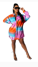 Load image into Gallery viewer, GRAPHIC PRINT SINGLE-BREASTED SHIRT AND SHORTS 2-PIECE SET
