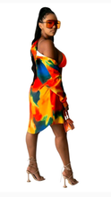 Load image into Gallery viewer, GRAPHIC PRINT SINGLE-BREASTED SHIRT AND SHORTS 2-PIECE SET

