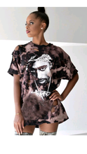 Load image into Gallery viewer, GRAPHIC PRINT IRREGULAR SHORT SLEEVE TEE
