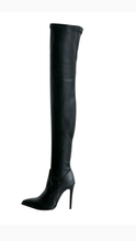 Load image into Gallery viewer, SEXY SOLID COLOR POINTED TOE OVER THE KNEE BOOTS
